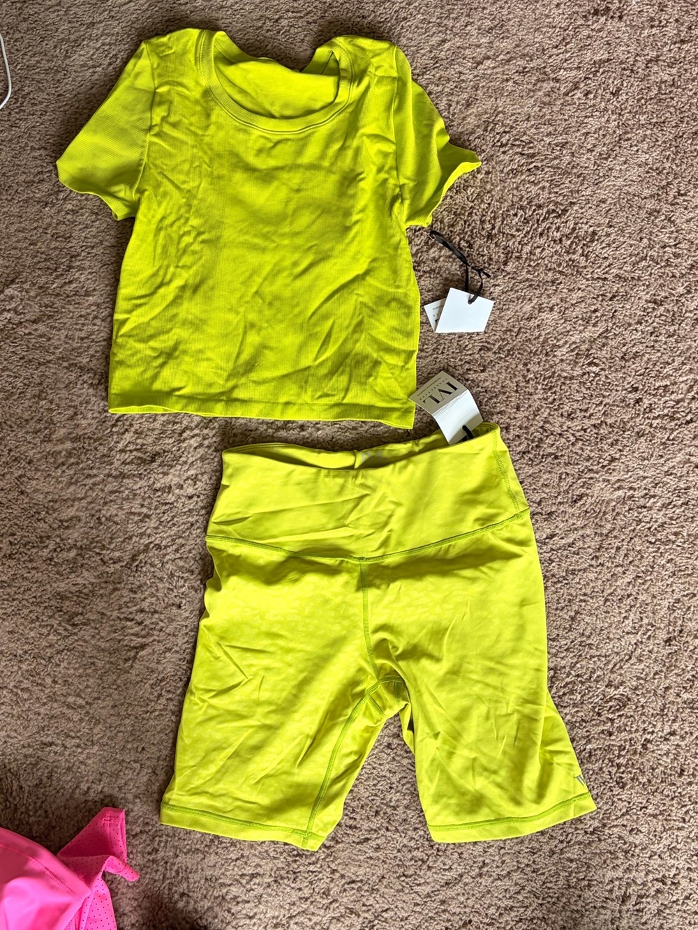 IVL Collective Two-Piece Active Set - Crop Tee & Biker Shorts